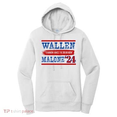 Teamwork Makes The Dream Work Malone 24 Women's Hoodie