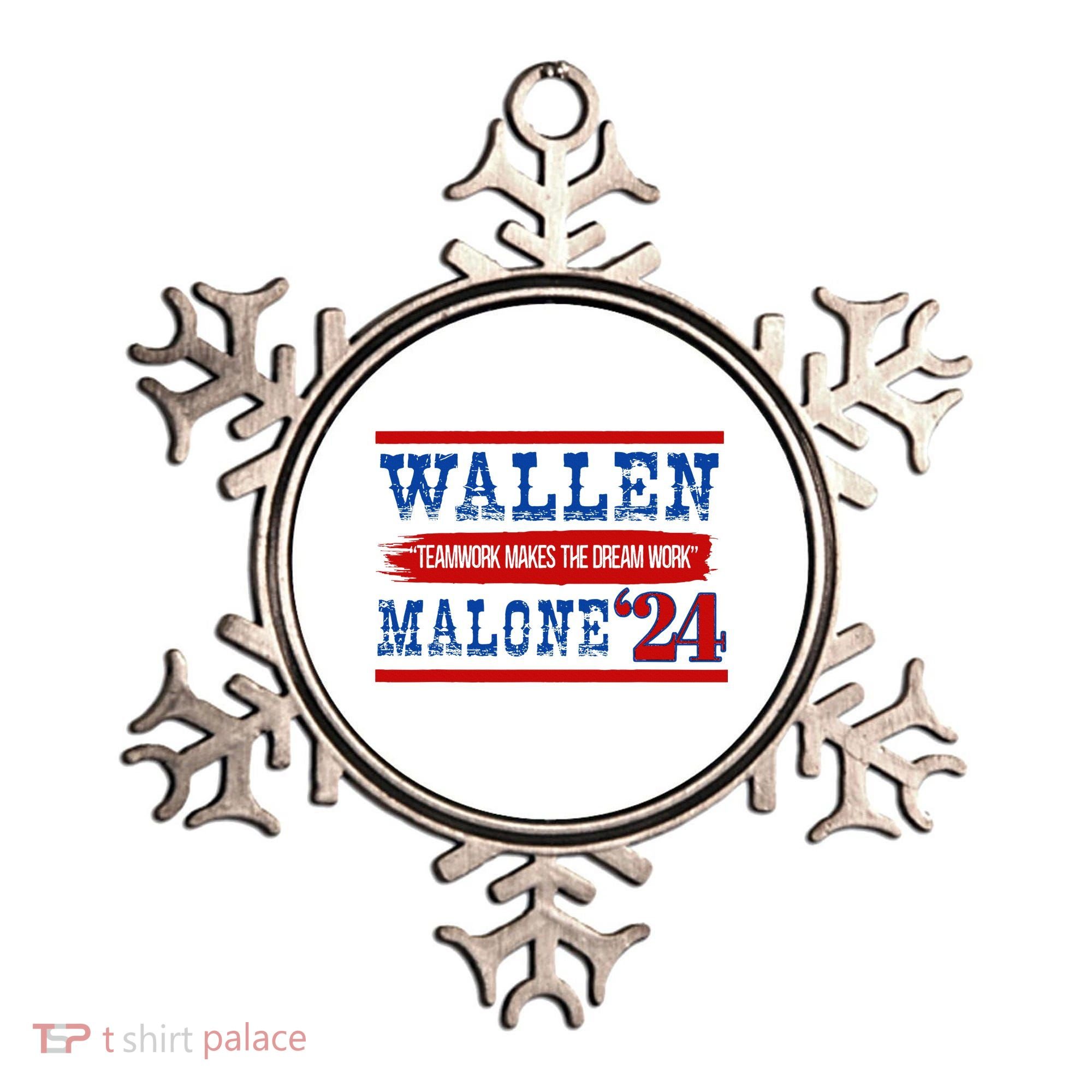 Teamwork Makes The Dream Work Malone 24 Ornament