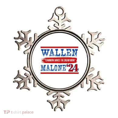 Teamwork Makes The Dream Work Malone 24 Ornament