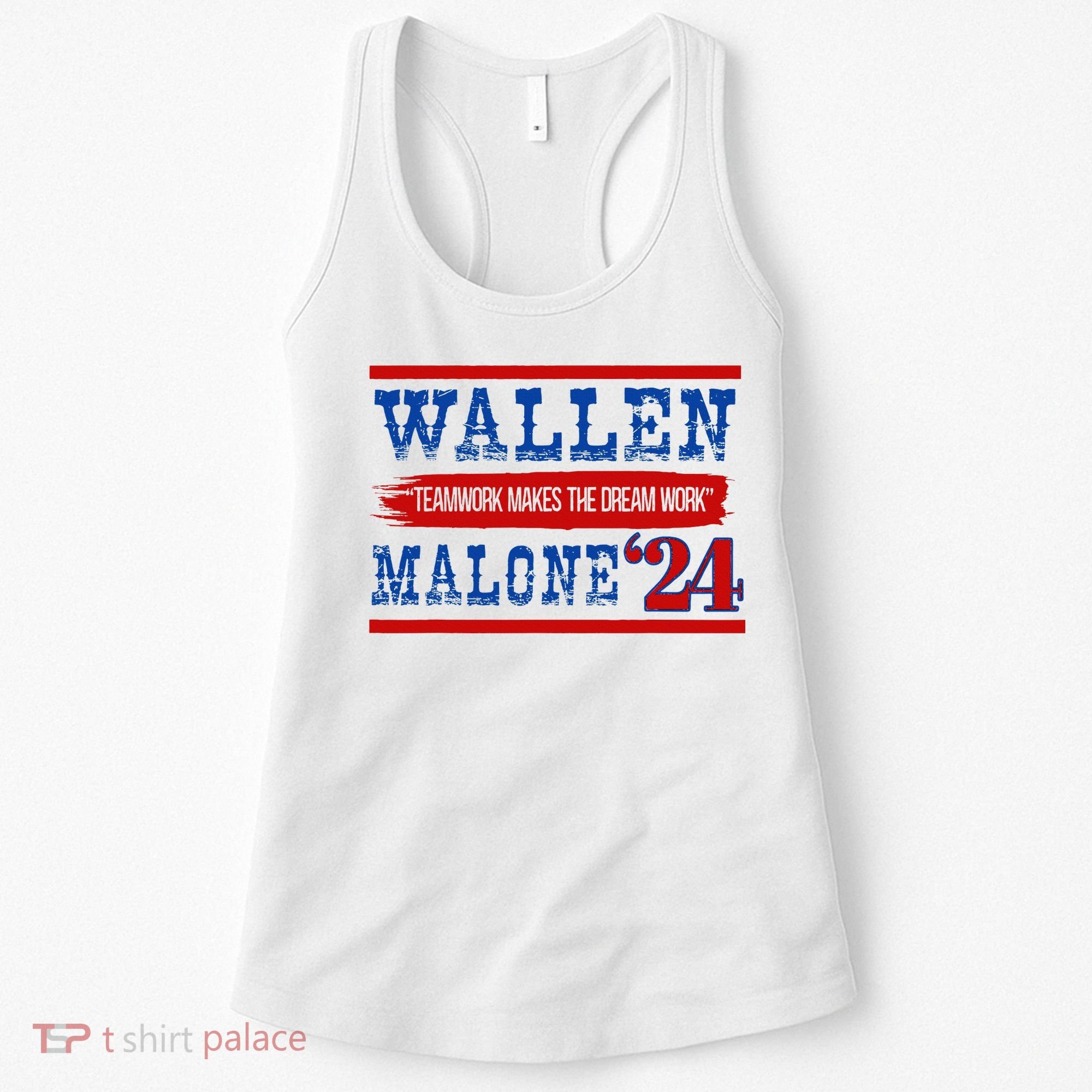 Teamwork Makes The Dream Work Malone 24 Women's Tank Top