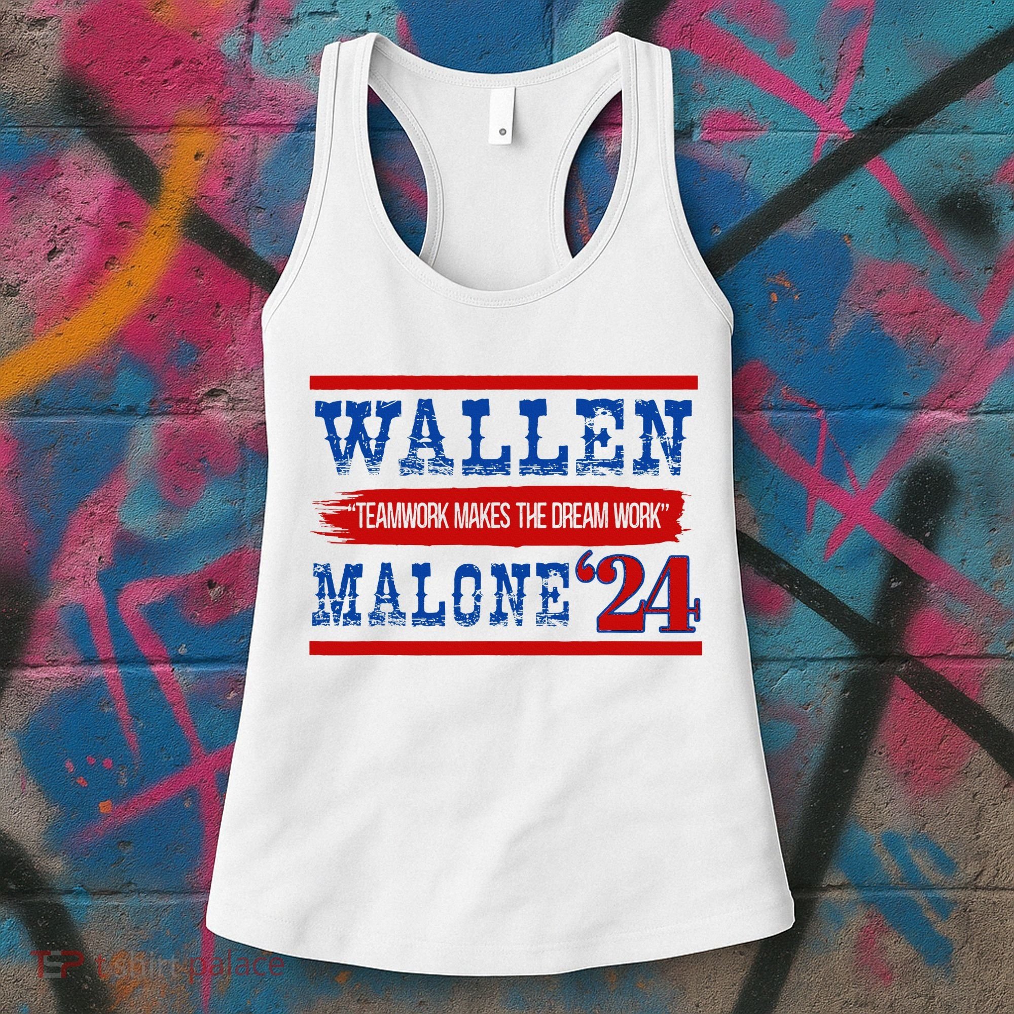 Teamwork Makes The Dream Work Malone 24 Women's Tank Top