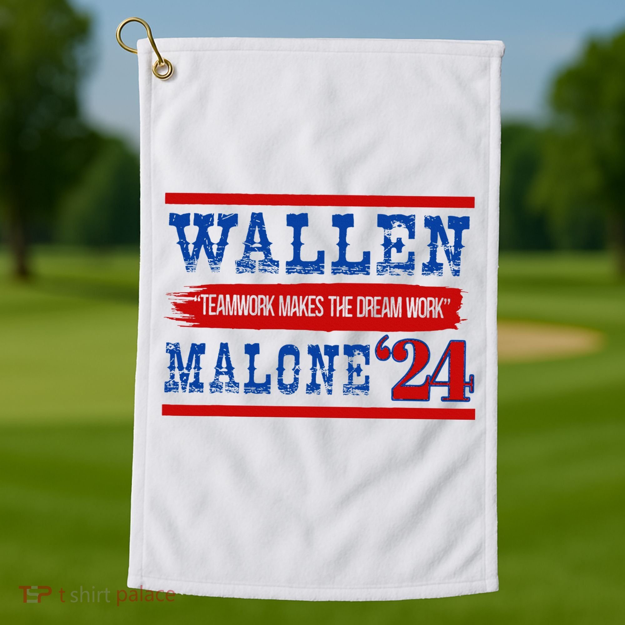 Teamwork Makes The Dream Work Malone 24 Golf Towel
