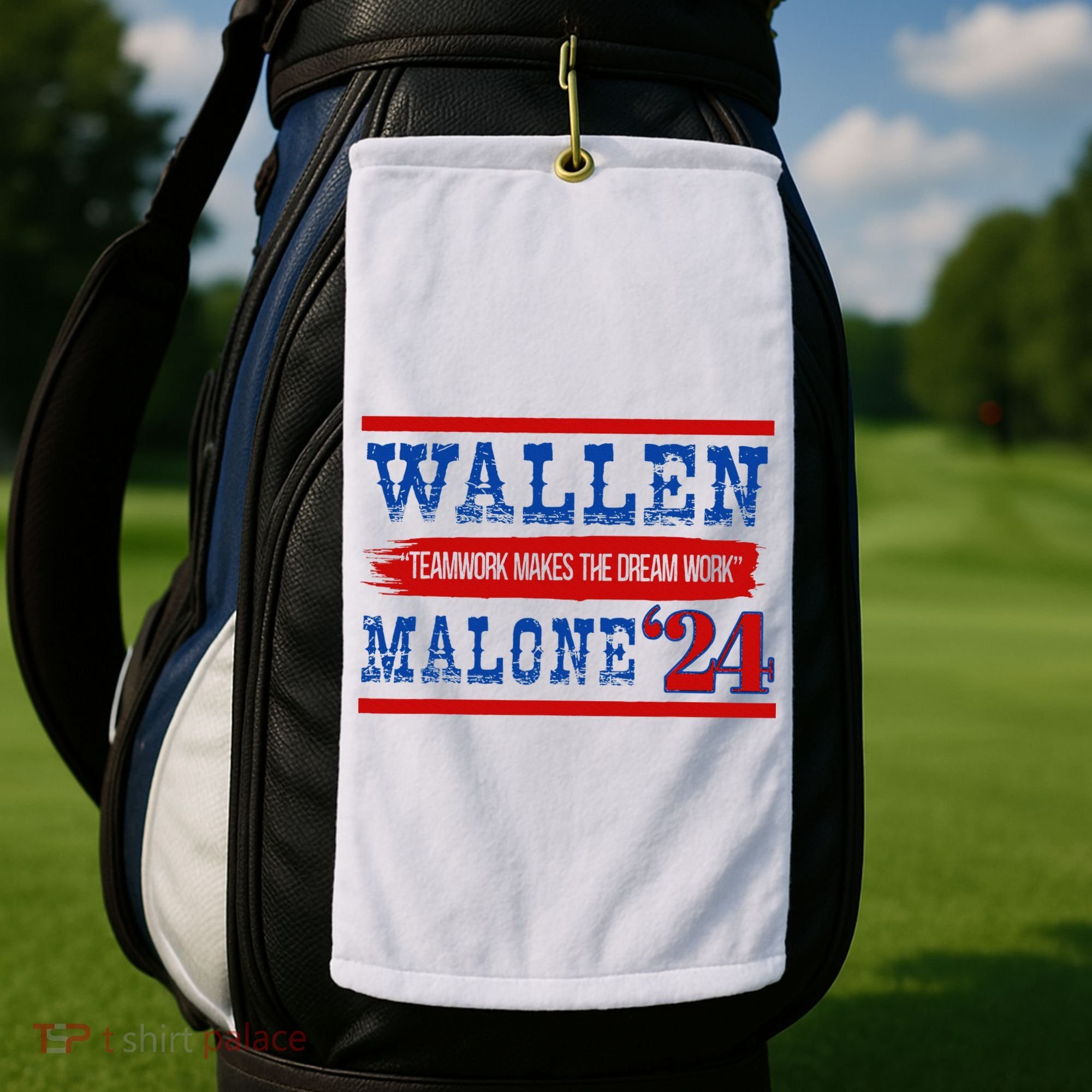 Teamwork Makes The Dream Work Malone 24 Golf Towel