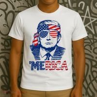 Trump Merica Trump Funny 4th Of July T-Shirt thumb 3