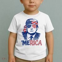 Trump Merica Trump Funny 4th Of July Toddler T-Shirt thumb 2