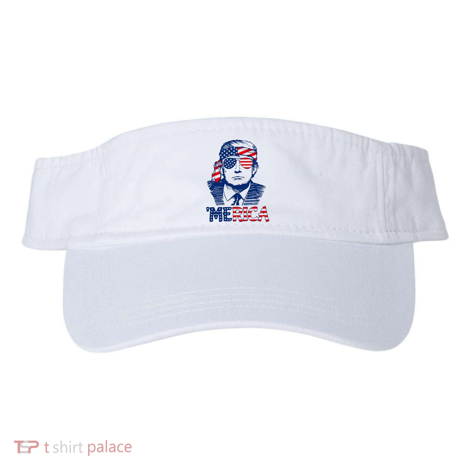 Trump Merica Trump Funny 4th Of July Visor