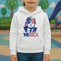 Trump Merica Trump Funny 4th Of July Kids Hoodie thumb 3