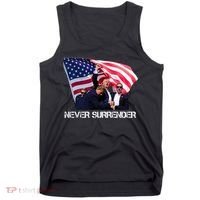 Trump Merica Trump American Flag Tank Top thumb 0