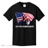 Trump Merica Trump American Flag Kids T-Shirt thumb 0