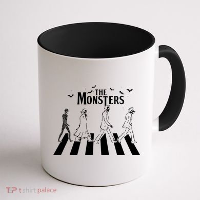 The Monsters Coffee Mug back