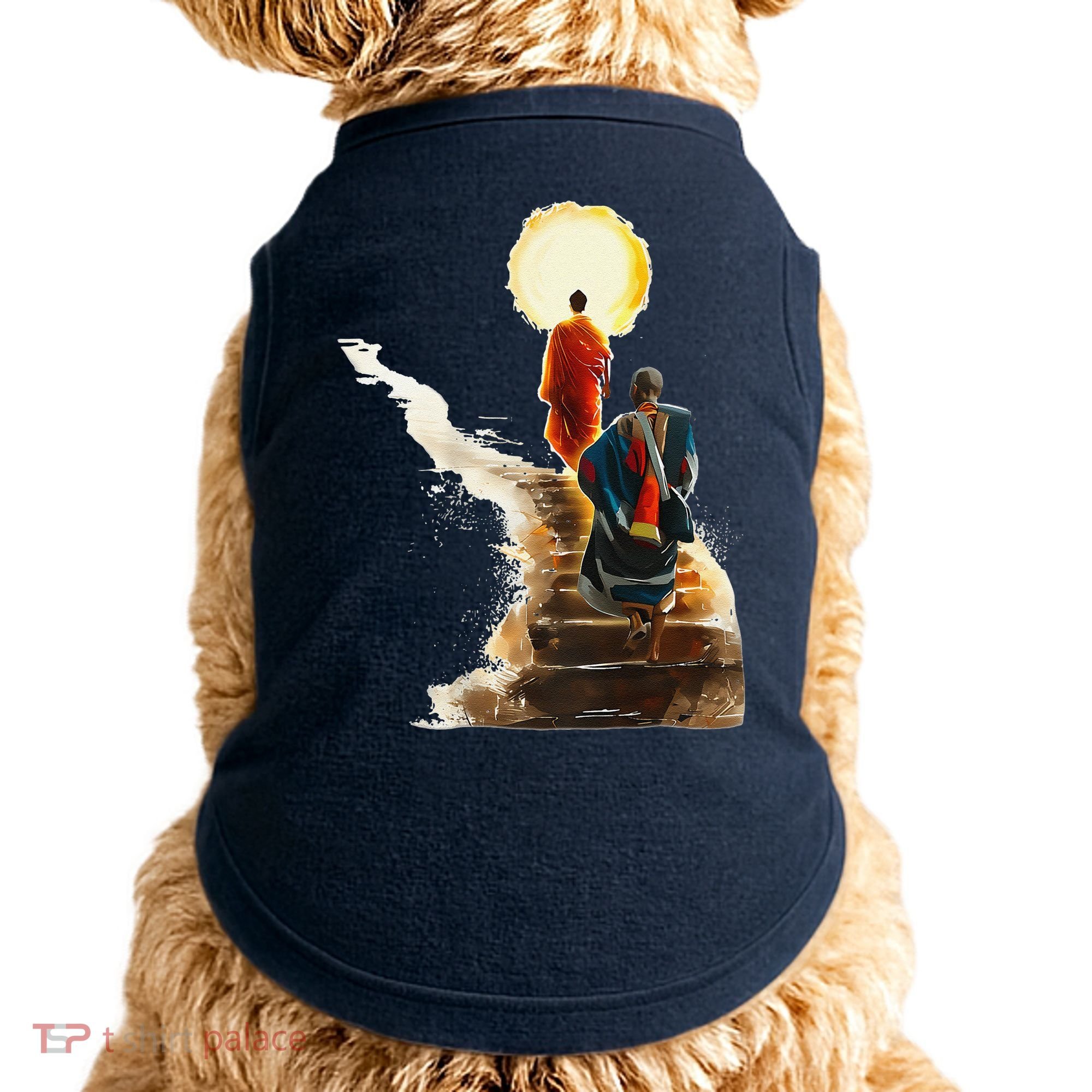 Thich Minh Tue On Back Monks Vietnamese Doggie Tank