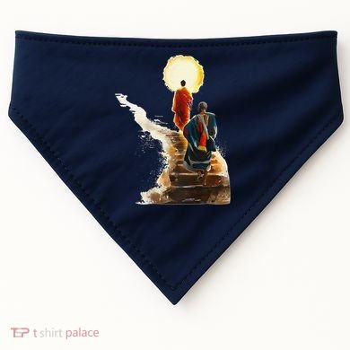 Thich Minh Tue On Back Monks Vietnamese USA-Made Doggie Bandana