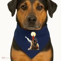 Thich Minh Tue On Back Monks Vietnamese USA-Made Doggie Bandana thumb 1