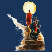 Thich Minh Tue On Back Monks Vietnamese USA-Made Doggie Bandana thumb 2