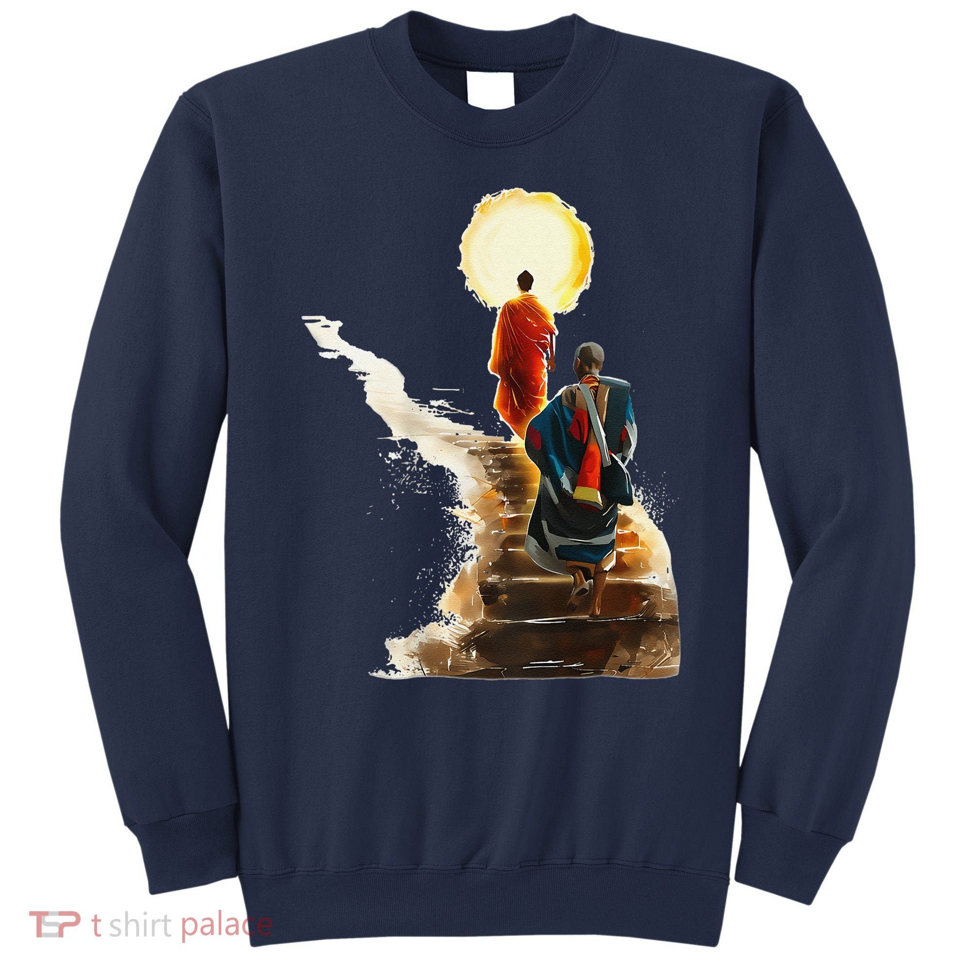 Thich Minh Tue On Back Monks Vietnamese Sweatshirt