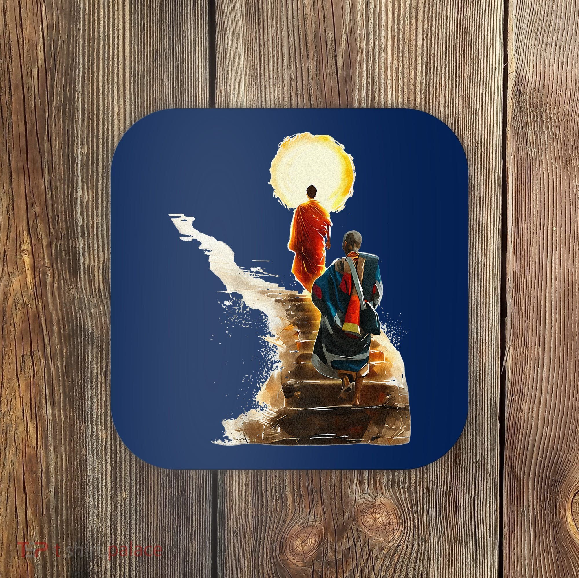 Thich Minh Tue On Back Monks Vietnamese Coaster