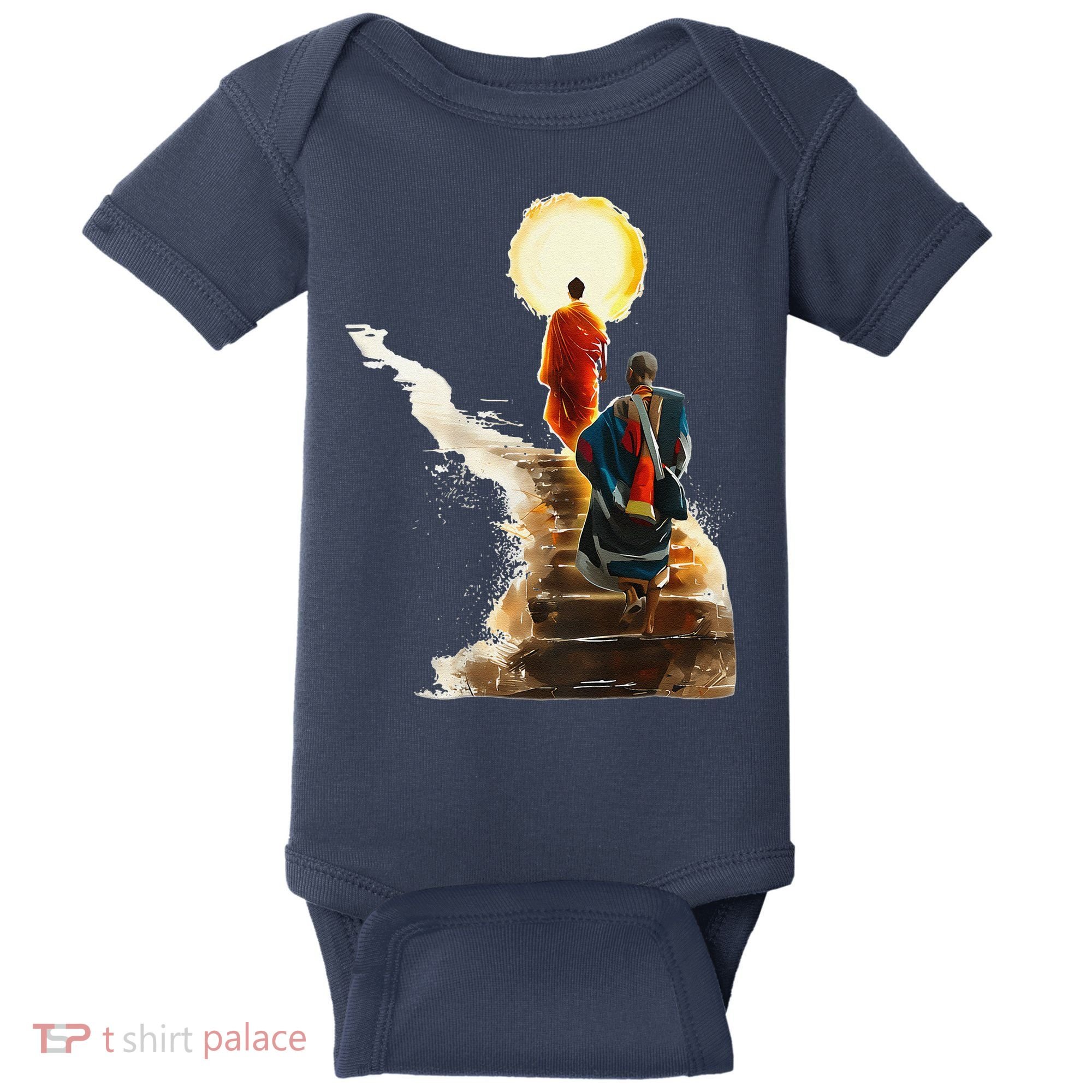 Thich Minh Tue On Back Monks Vietnamese Baby Bodysuit