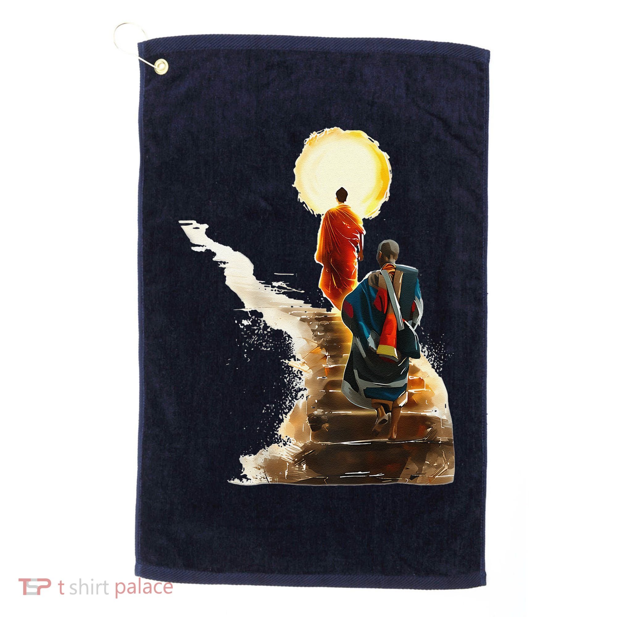 Thich Minh Tue On Back Monks Vietnamese Golf Towel