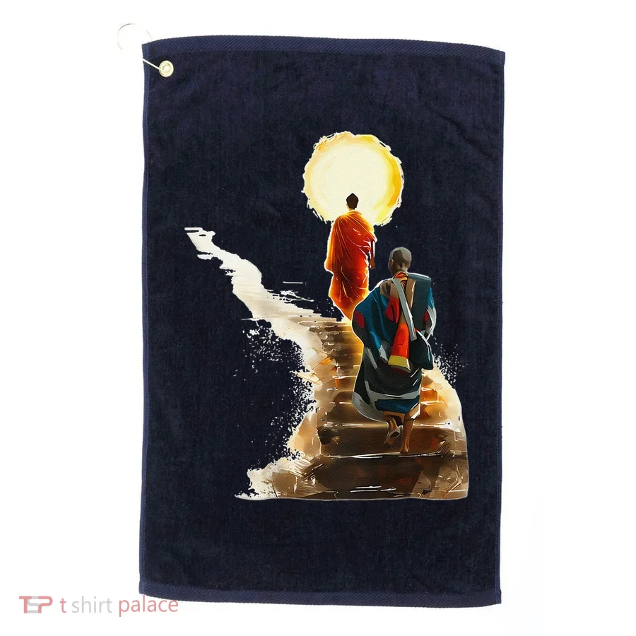 Thich Minh Tue On Back Monks Vietnamese Golf Towel