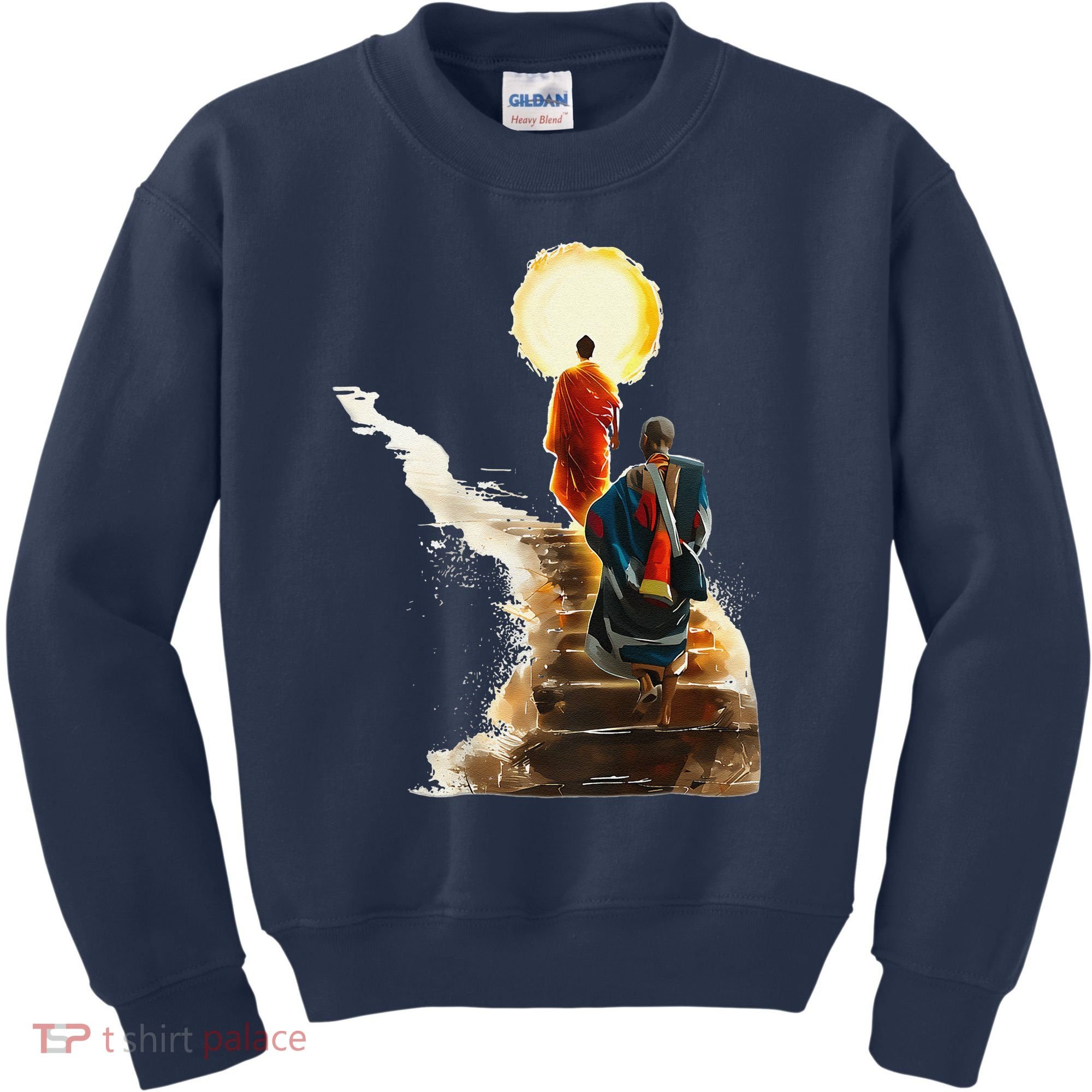 Thich Minh Tue On Back Monks Vietnamese Kids Sweatshirt