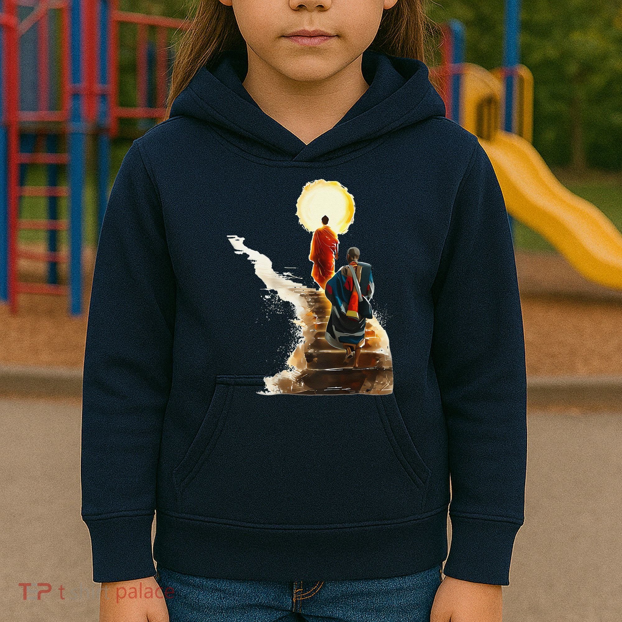 Thich Minh Tue On Back Monks Vietnamese Kids Hoodie