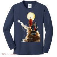 Thich Minh Tue On Back Monks Vietnamese Kids Long Sleeve Shirt thumb 0