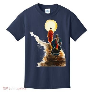 Thich Minh Tue On Back Monks Vietnamese Kids T-Shirt