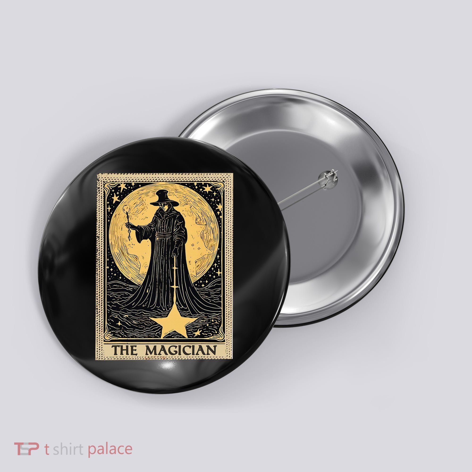 The Magician Tarot Card Button