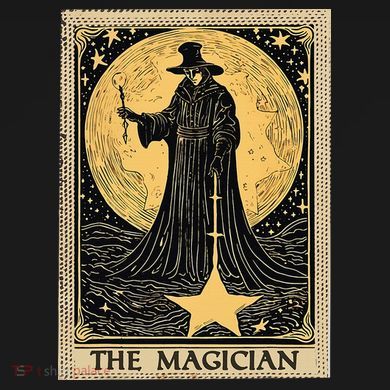 The Magician Tarot Card Button