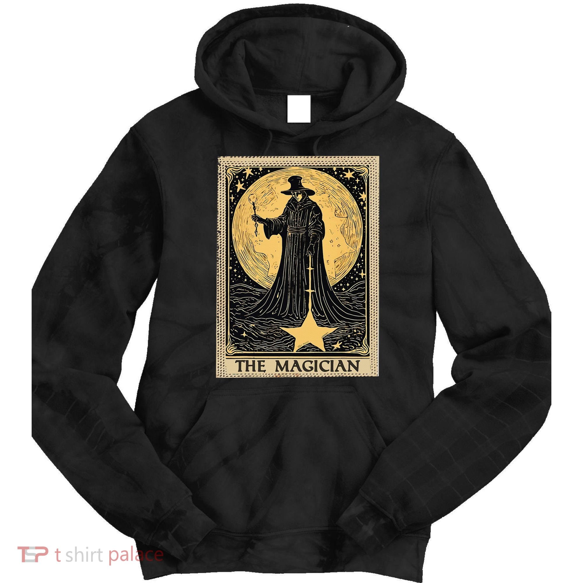 The Magician Tarot Card Tie Dye Hoodie