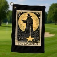 The Magician Tarot Card Golf Towel thumb 1