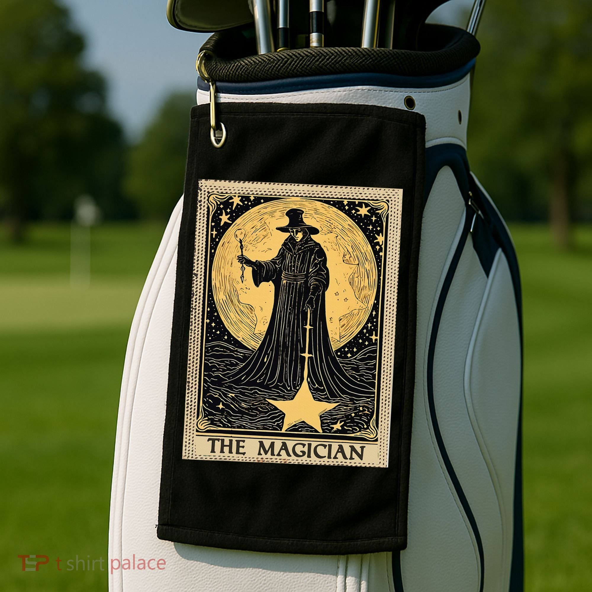 The Magician Tarot Card Golf Towel