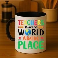 Teachers Make The World A Better Place Coffee Mug thumb 4