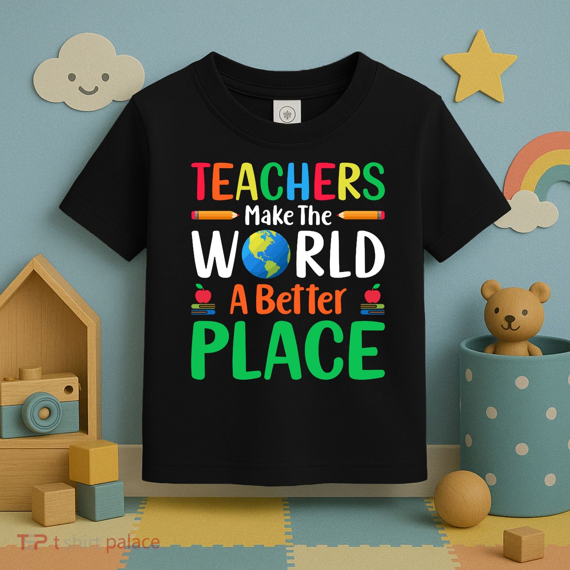 Teachers Make The World A Better Place Toddler T-Shirt