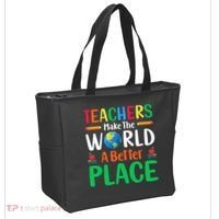 Teachers Make The World A Better Place Tote Bag thumb 2