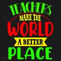 Teachers Make The World A Better Place Doggie Tank thumb 4
