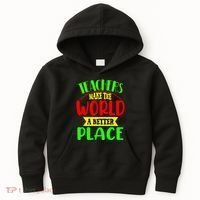 Teachers Make The World A Better Place Kids Hoodie thumb 0