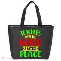 Teachers Make The World A Better Place Tote Bag thumb 0