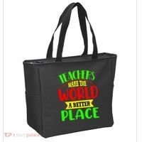 Teachers Make The World A Better Place Tote Bag thumb 2