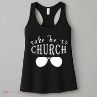 Take Me To The Church Christian Country Concert Women's Tank Top thumb 3