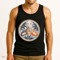 The Morrigan Triple Goddess Tarot Card Gothic Pagan Witch Tank Top thumb 3