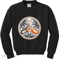 The Morrigan Triple Goddess Tarot Card Gothic Pagan Witch Kids Sweatshirt thumb 0