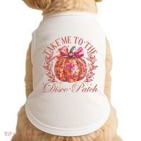 Take Me To The Pumpkin Patch Doggie Tank thumb 0