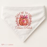 Take Me To The Pumpkin Patch USA-Made Doggie Bandana thumb 0