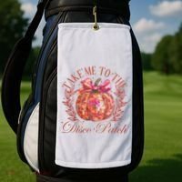 Take Me To The Pumpkin Patch Golf Towel thumb 2