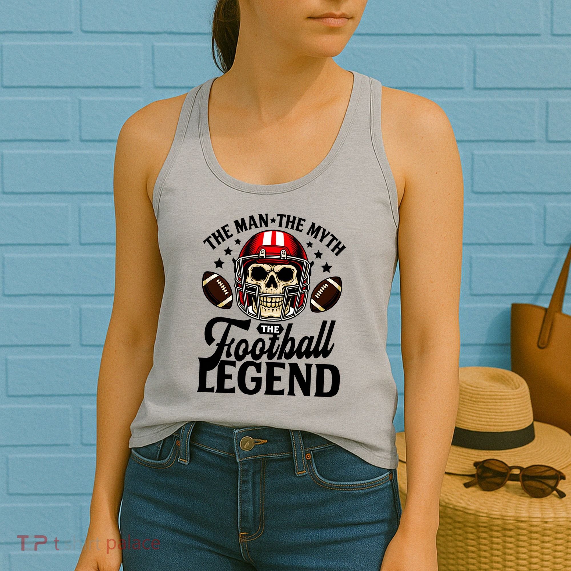 The Man The Myth The Football Legend Women's Tank Top