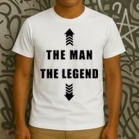 The Man The Legend | Funny Sarcastic Adult Humor Gift T-Shirt thumb 3