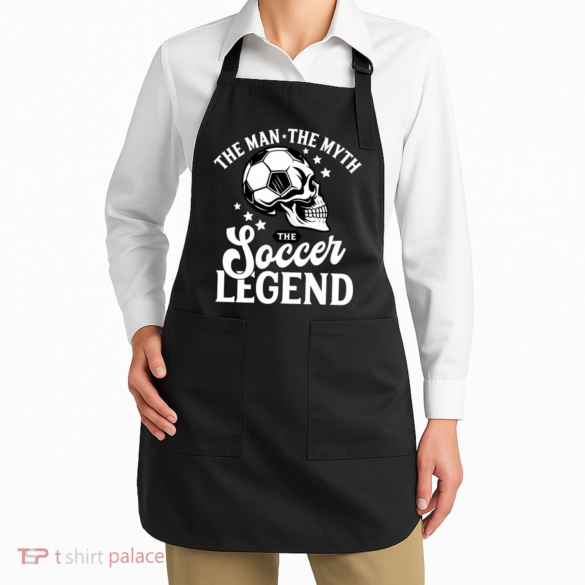 The Man The Myth The Soccer Legend Apron