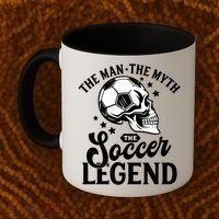 The Man The Myth The Soccer Legend Coffee Mug thumb 2