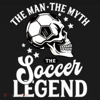The Man The Myth The Soccer Legend Women's Hoodie thumb 2